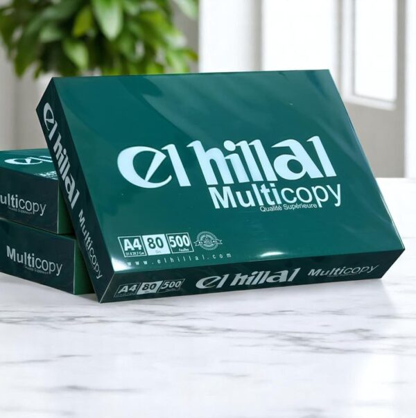 Rame de papier A4 80g El-Hillal GRAND TIRAGE VERT 500 feuilles – Image 3