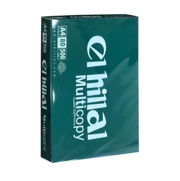 Rame de papier A4 80g El-Hillal GRAND TIRAGE VERT 500 feuilles