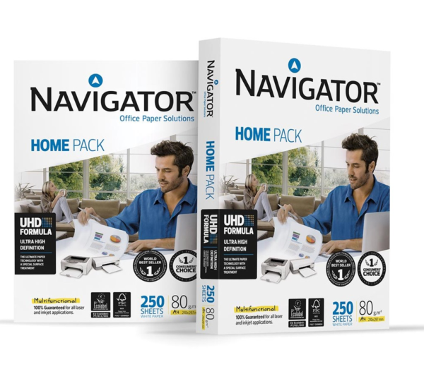 Rame de papier A4 80g NAVIGATOR 250 feuilles – Image 2
