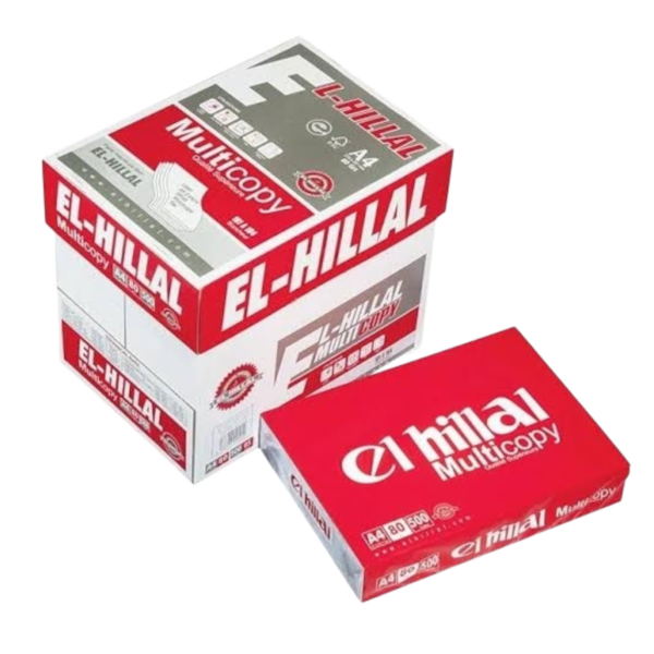 Rame de papier A4 80g EL-HILLAL 500 Feuilles – Image 2