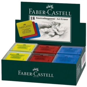 Gomme malléable, Faber Castell, ART ERASER, assorti