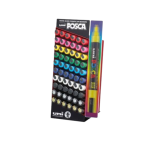MARQUEUR UNI "POSCA" PEINT L'EAU EN PRÉSENTOIR