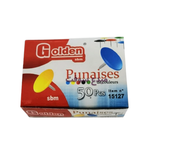 PUNAISE COULEUR 50P "GOLDEN"